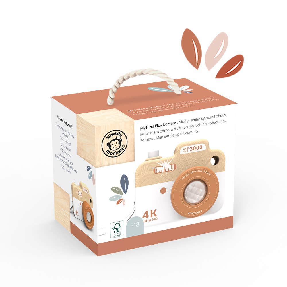 Wood My First Camera w/ kaleidoscope lens - Baby Dill