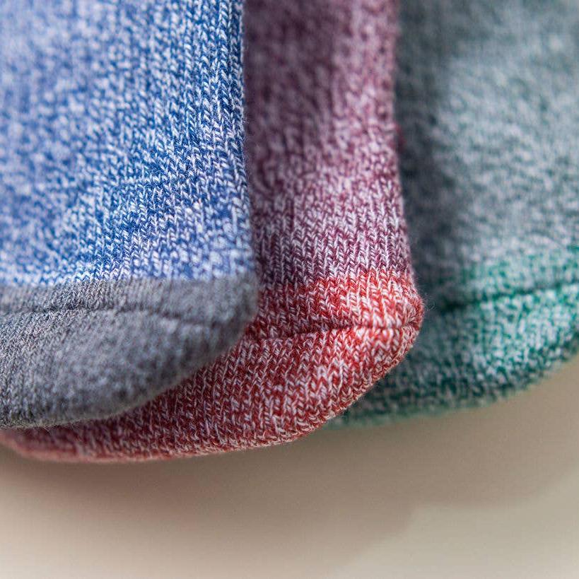 Chris - Non-Slip Baby Socks Blue, Purple, Navy Color Block