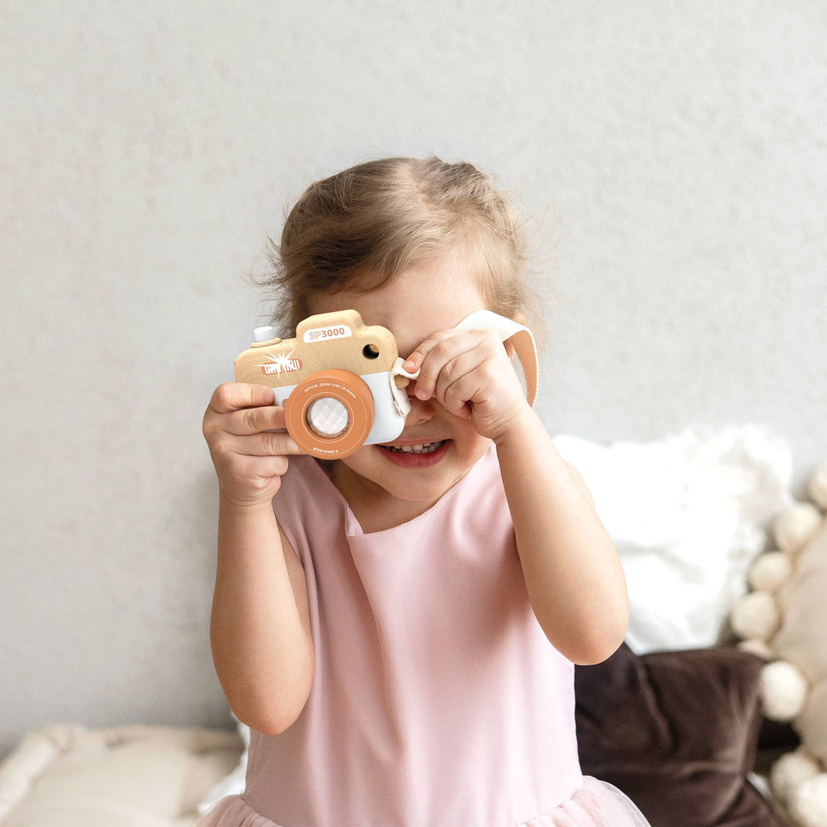 Wood My First Camera w/ kaleidoscope lens - Baby Dill