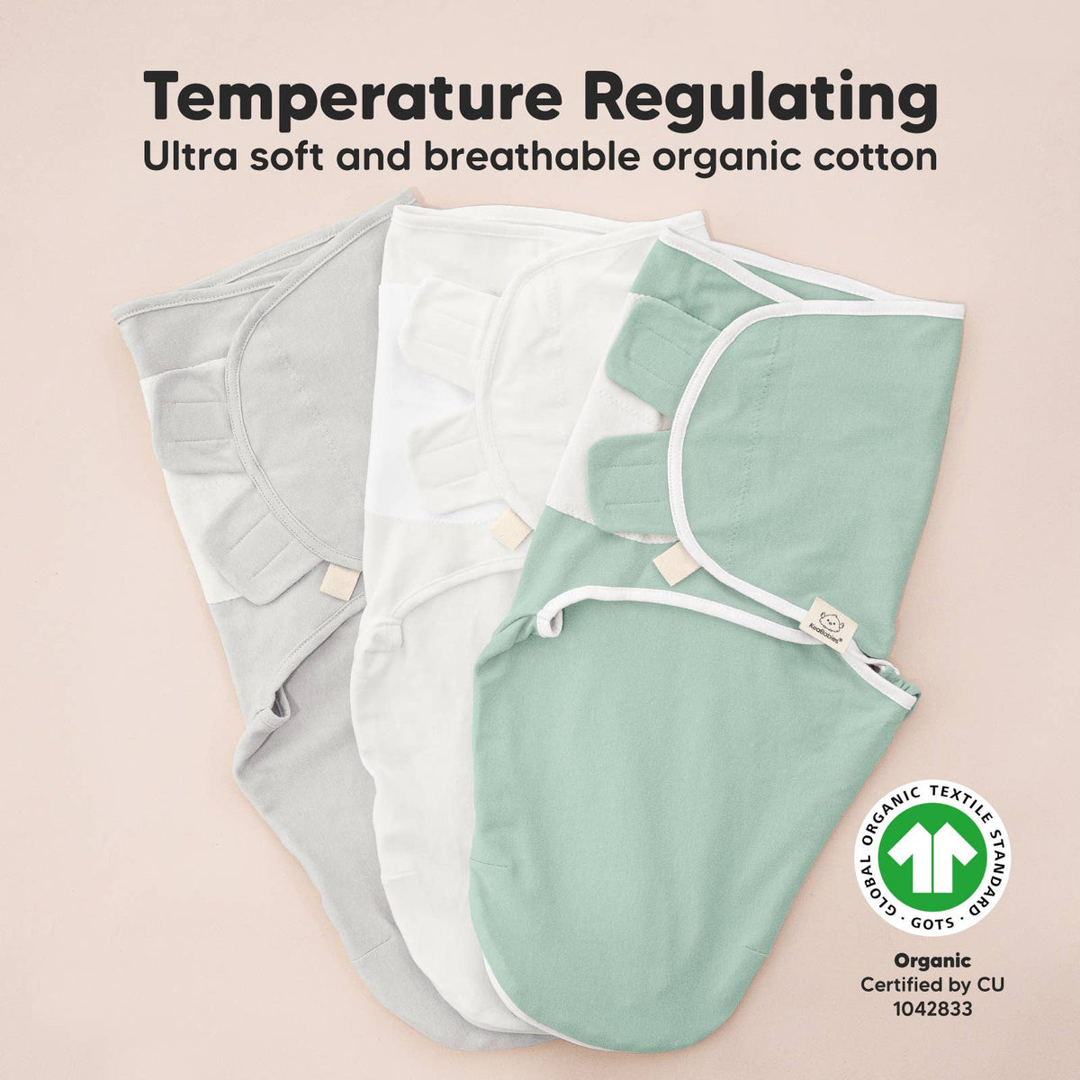 3pk Soothe Zippy Baby Swaddles 0-6 Months Newborn Sleep Sack