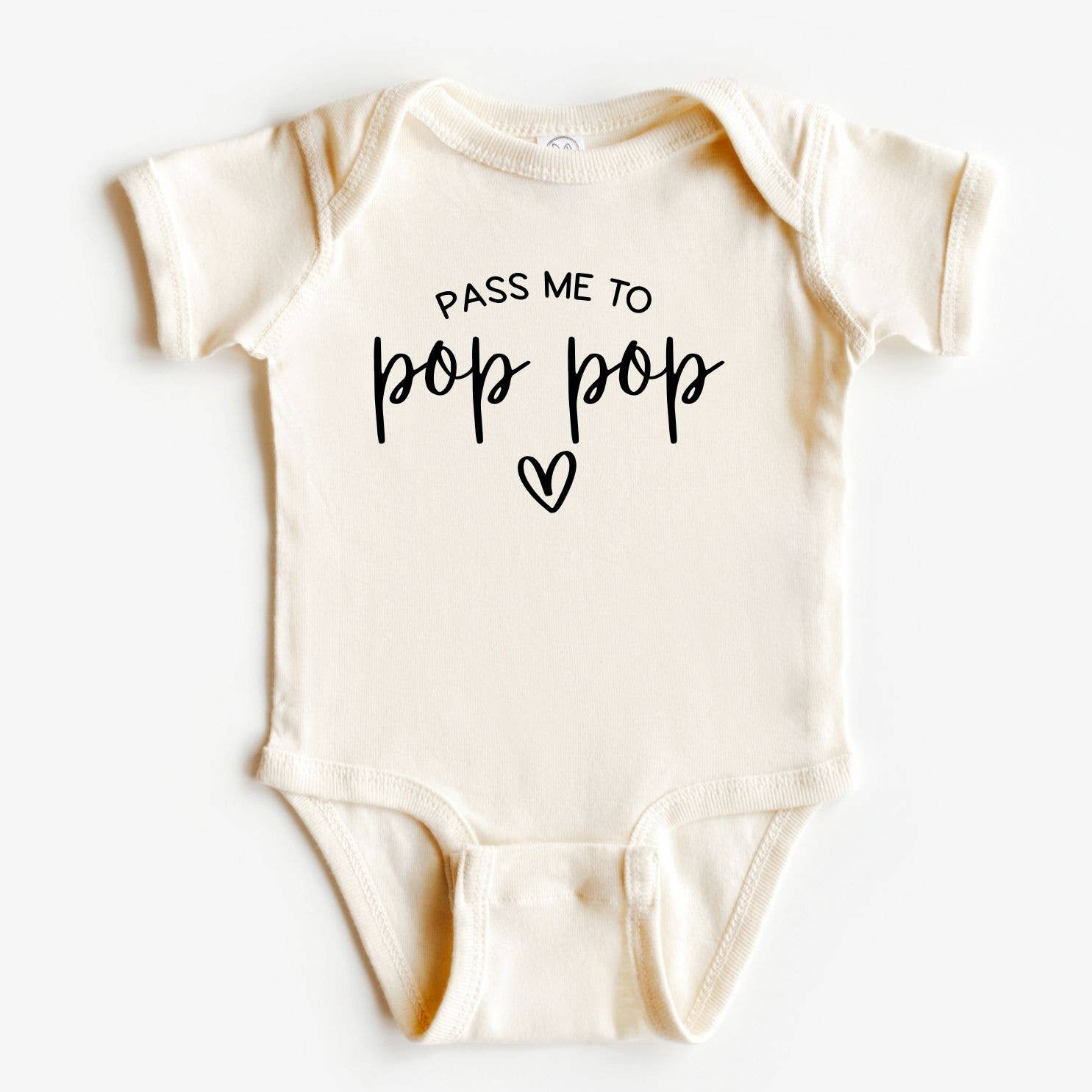 Dorothy’s Reason - Pass Me to Pop Pop Baby Bodysuit | New Grandparent Baby Gift - Baby Dill