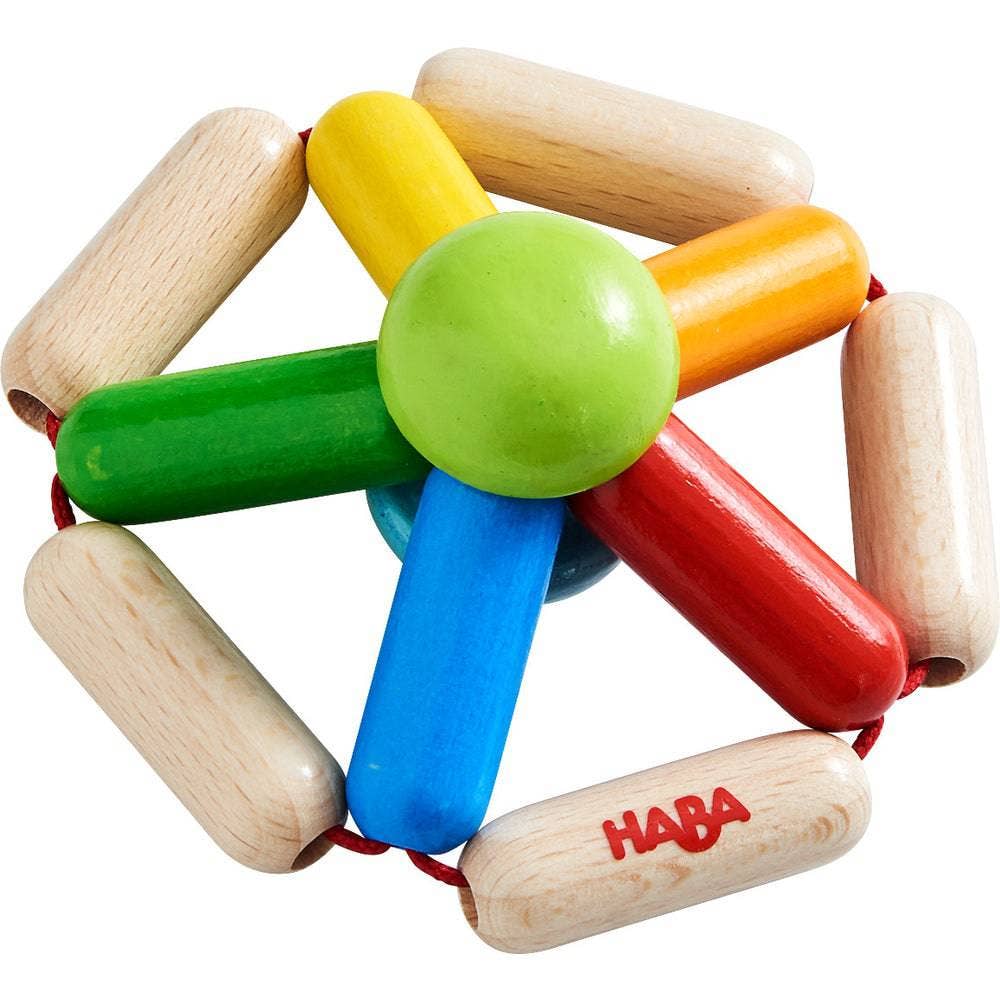 Color Carousel Wooden Baby Rattle - Baby Dill