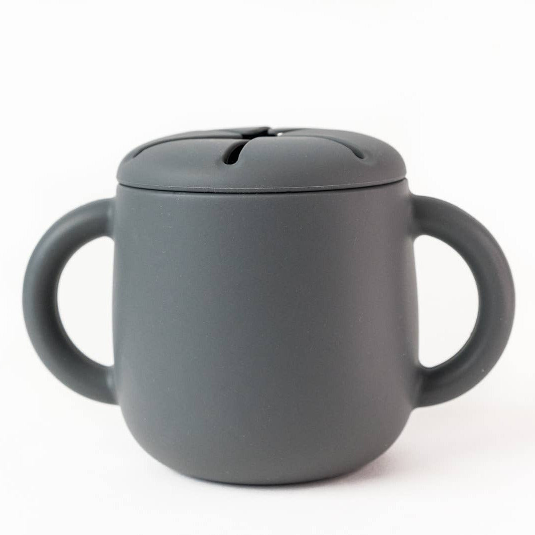 Silicone Snack Cup with Lid - Baby Dill
