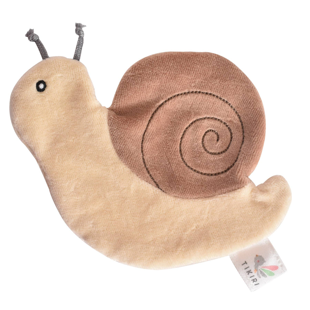 Scrunchies Snail Organic Fabric with Crinkle - Baby Dill