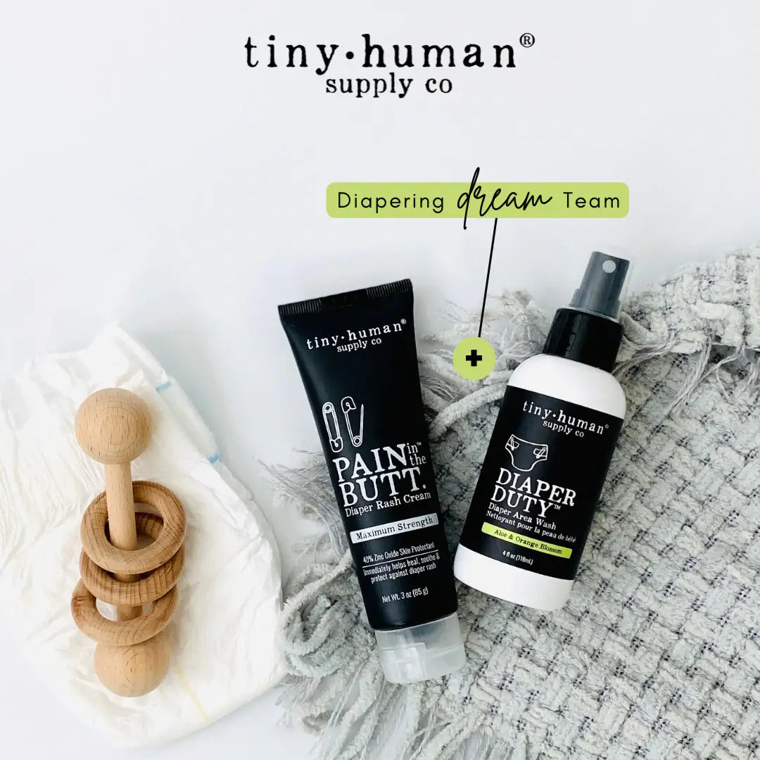 Tiny Human Supply Co. - Pain In The Butt™ MAX Diaper Rash Cream 3oz - Baby Dill