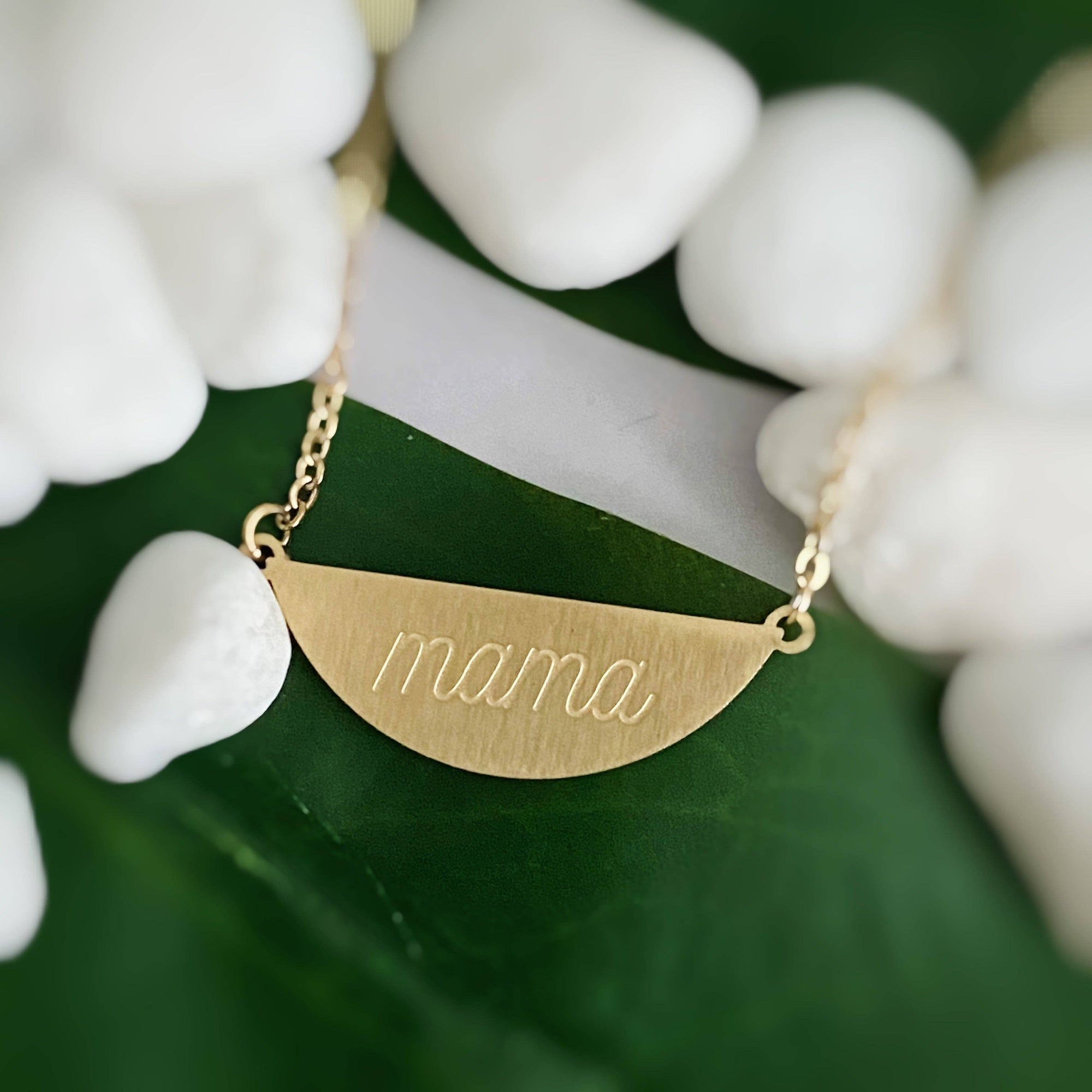 Hamilton Sphere Mama Necklace - Baby Dill