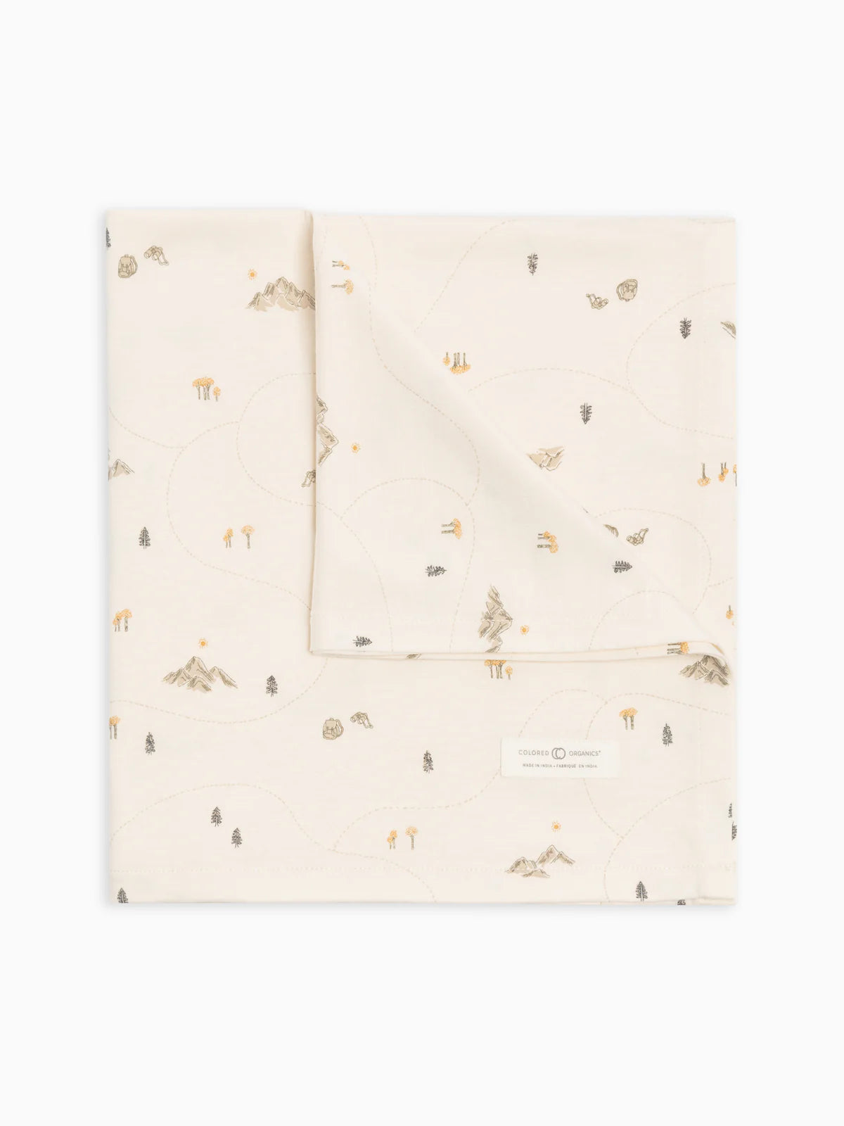 Organic Baby Swaddle Blanket - Baby Dill