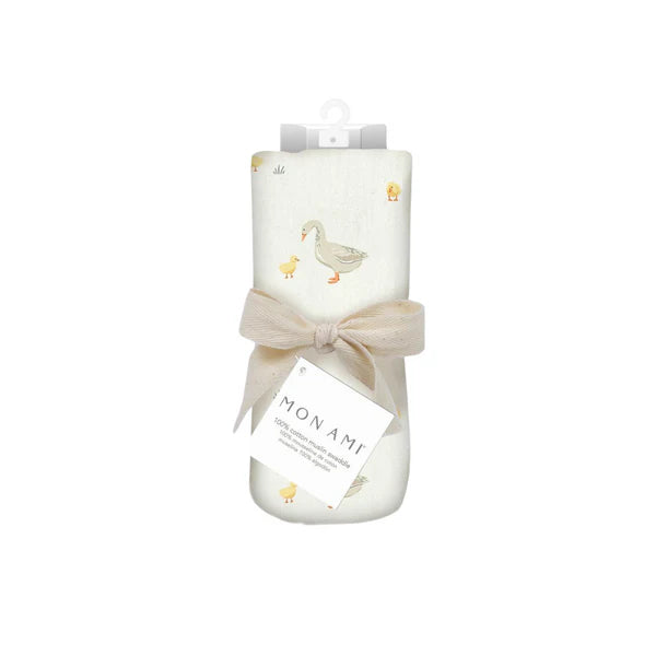 Mother Goose Muslin Swaddle Blanket