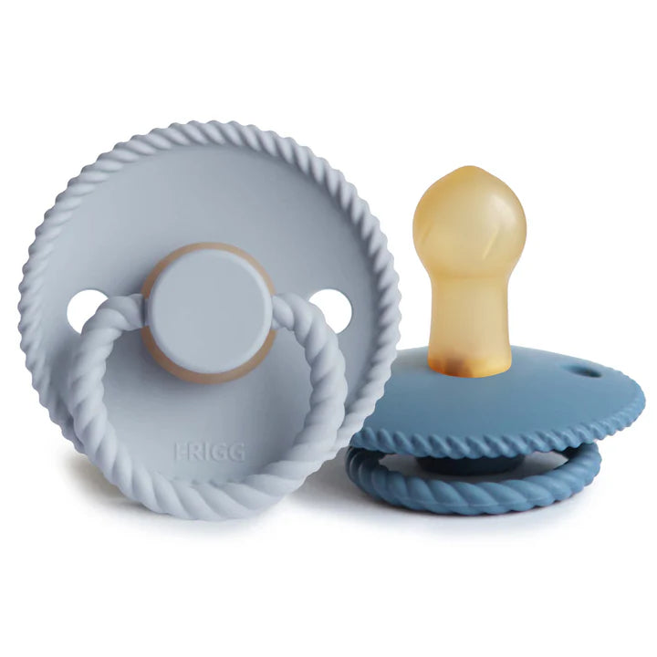 FRIGG Rope Natural Rubber Pacifier 2 pk