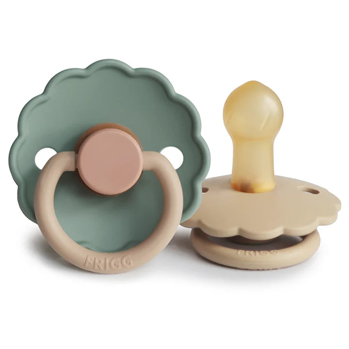 FRIGG Daisy Natural Rubber Pacifier 2pk